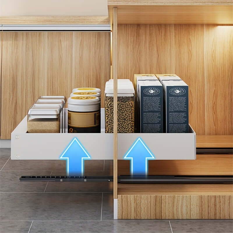 Organisateur d'armoire de cuisine coulissant