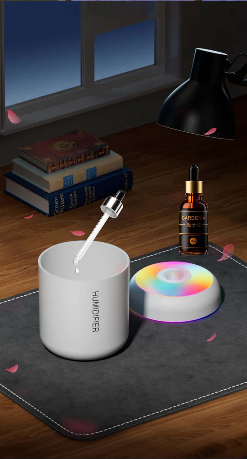 Mini humidificateur, USB, aromathérapie
