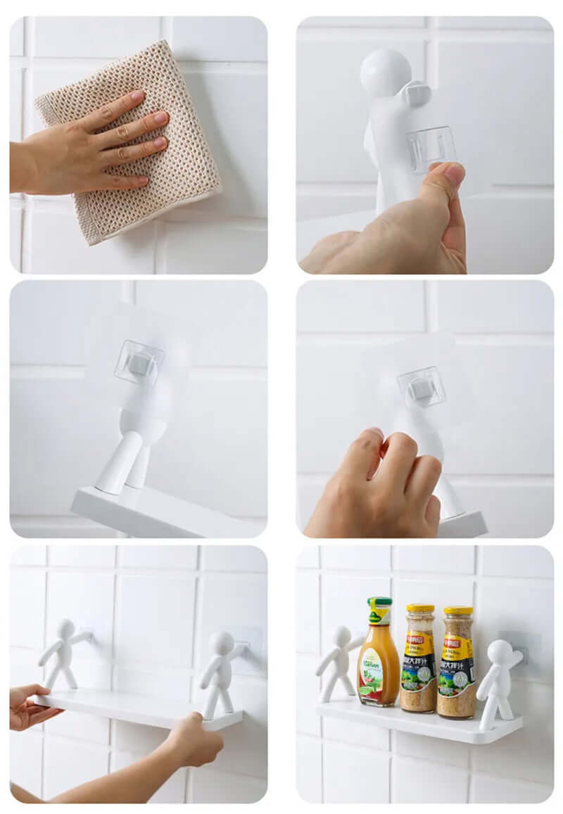 Modulares Regal System, 120x40x180cm, MDF & Stahl