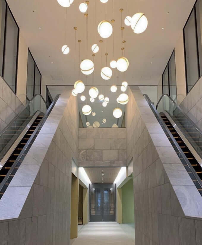 Suspension en forme de lune Design moderne