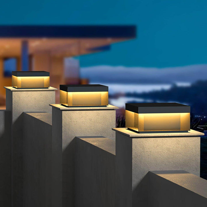 Solar-Außenpfostenleuchte - wetterfest