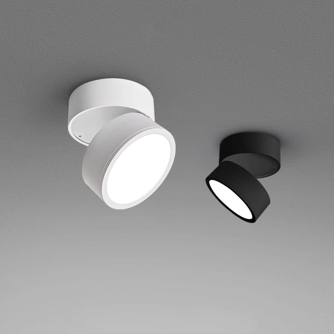 Plafonnier LED rotatif - blanc chaud