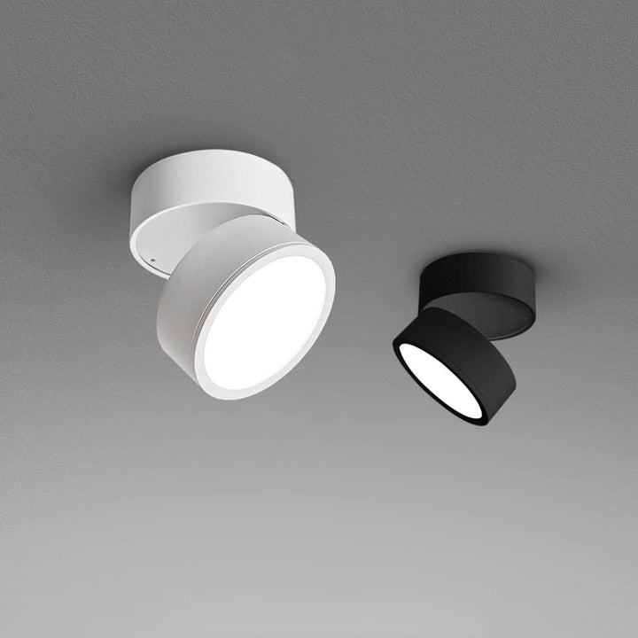 Plafonnier LED rotatif - blanc chaud