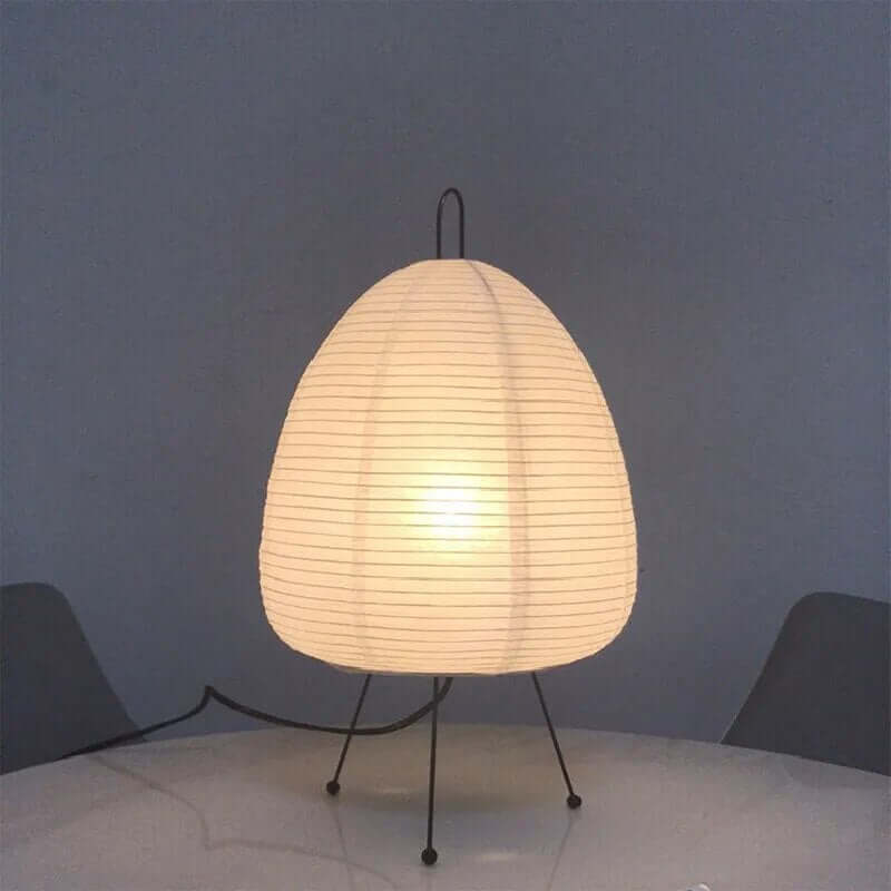 Lampe LED japonaise en papier de riz, lampadaire de salon