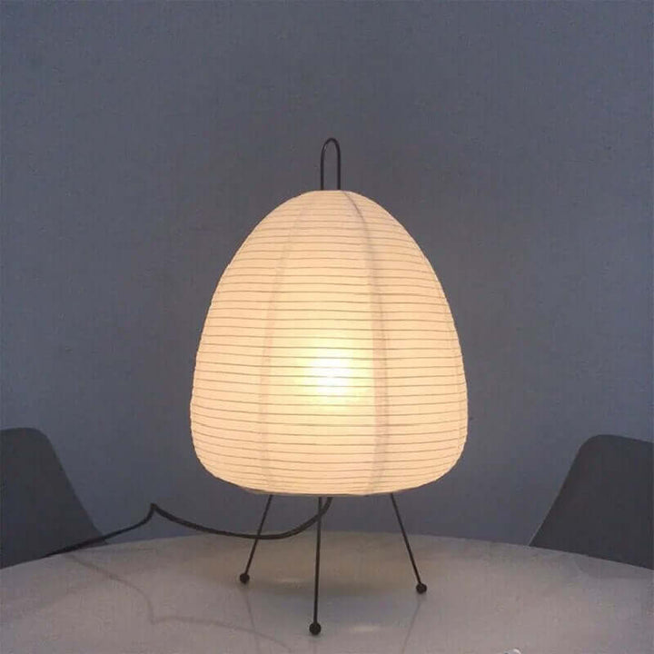 Lampe LED japonaise en papier de riz, lampadaire de salon