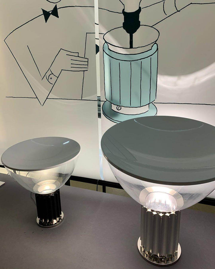 Lampe de table design en marbre