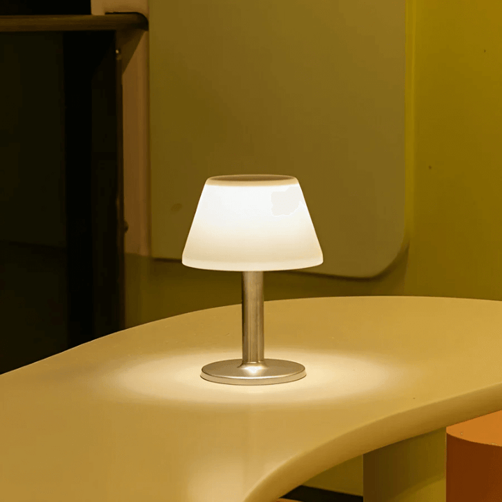 Solar-Tischlampe Außen, Solarlaterne Garten