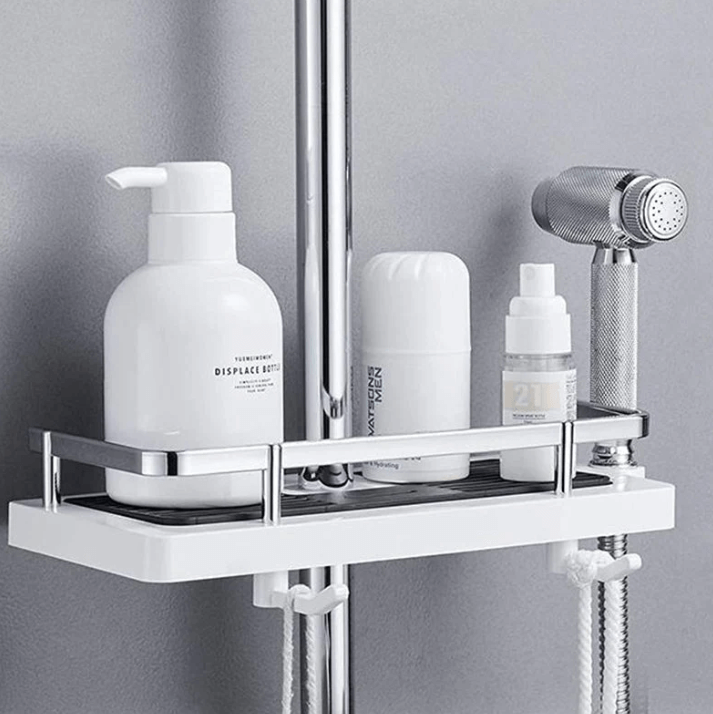 Platzsparendes Duschregal - Badezimmer Ordnungssystem