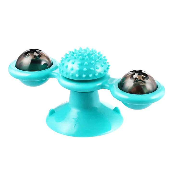 Interaktives Katzenspielzeug Windmühle mit Bällen