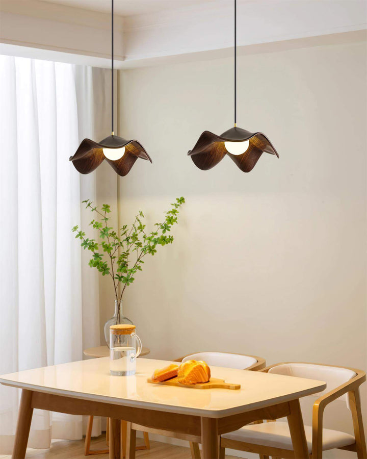 Lampe suspendue design en forme de fleur de lotus