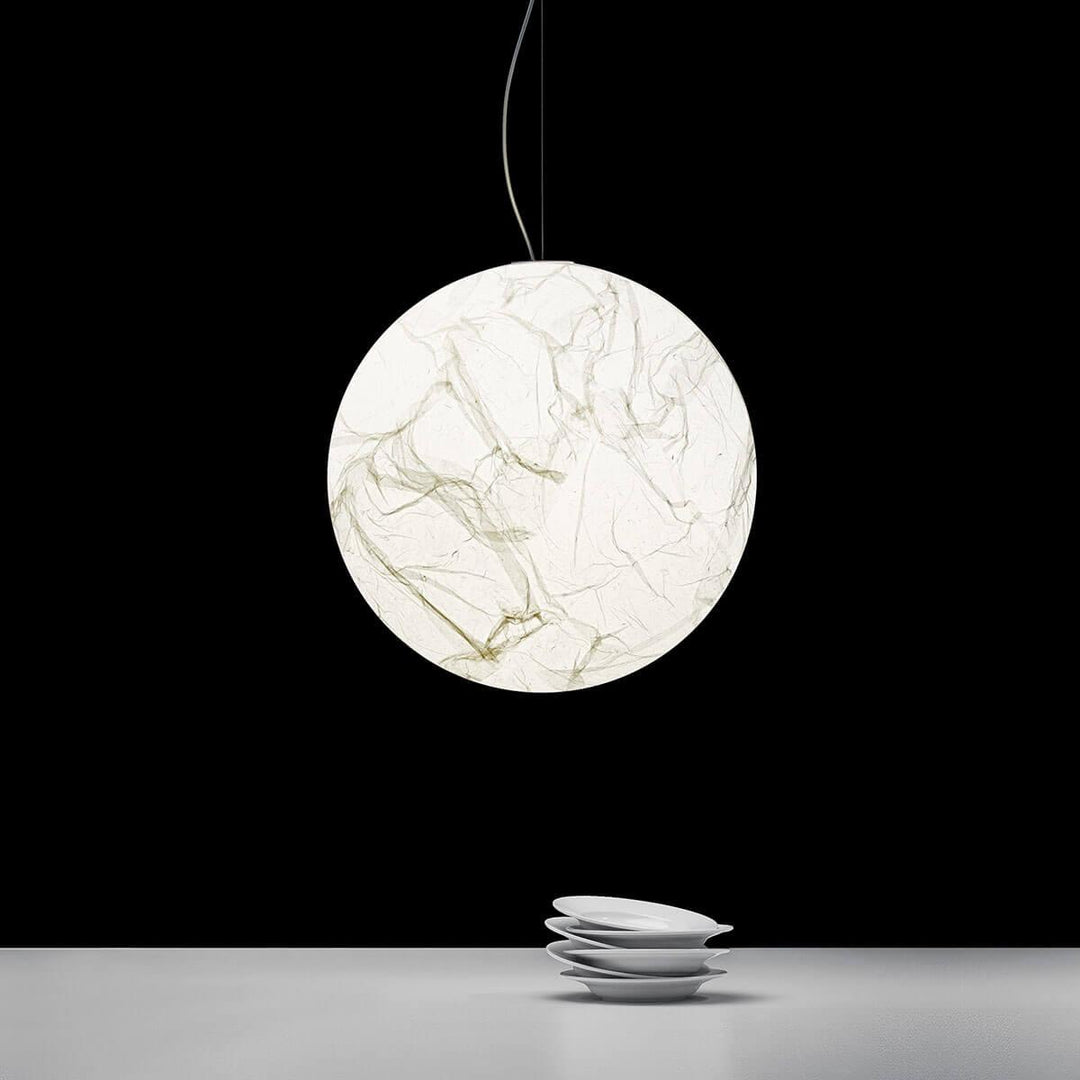Suspension en soie Moon - design moderne