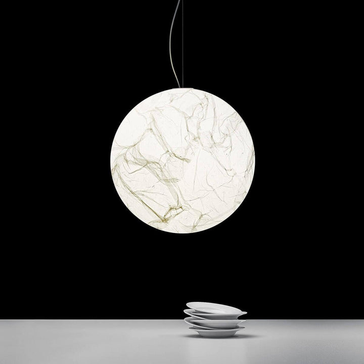 Suspension en soie Moon - design moderne