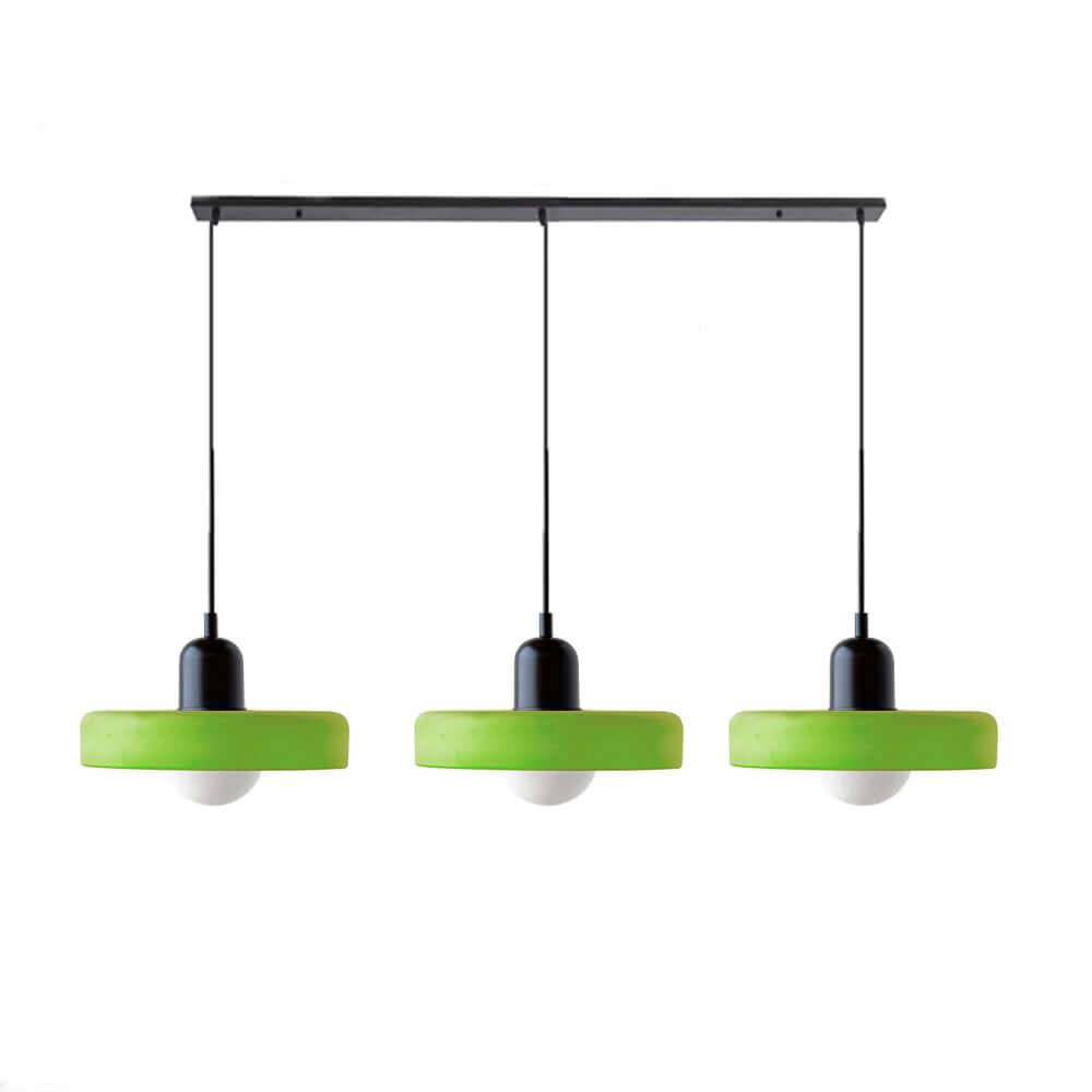 3-köpfige Bauhaus Pendelleuchte