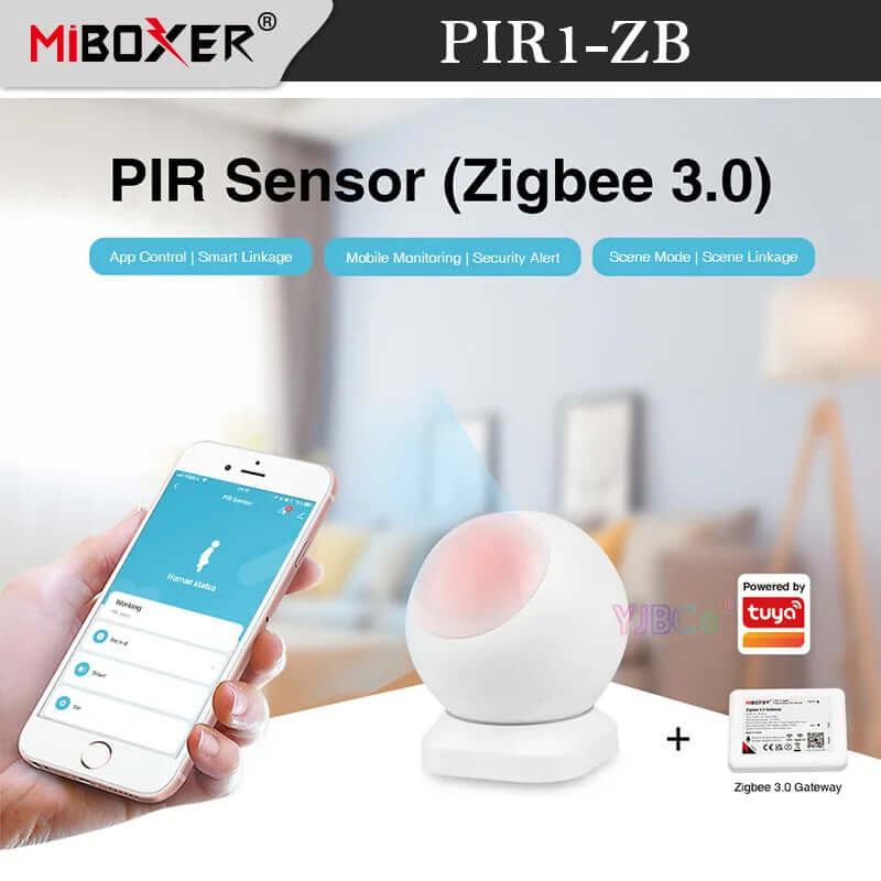 Détecteur de mouvement intelligent Zigbee avec contrôle par application