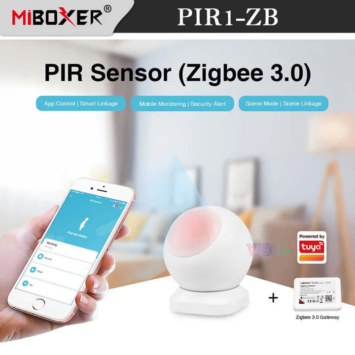 Détecteur de mouvement intelligent Zigbee avec contrôle par application