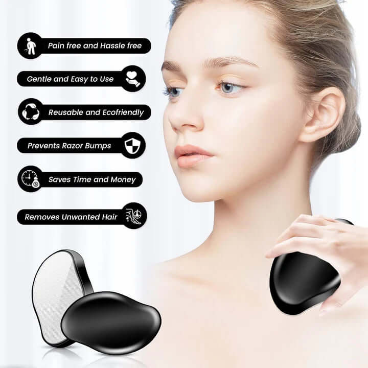 Kristall Haarentferner - Sanfte & Wiederverwendbare Haarentfernung