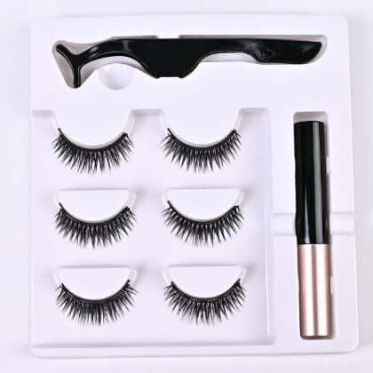 Magnetische Wimpern für Volumen & Länge