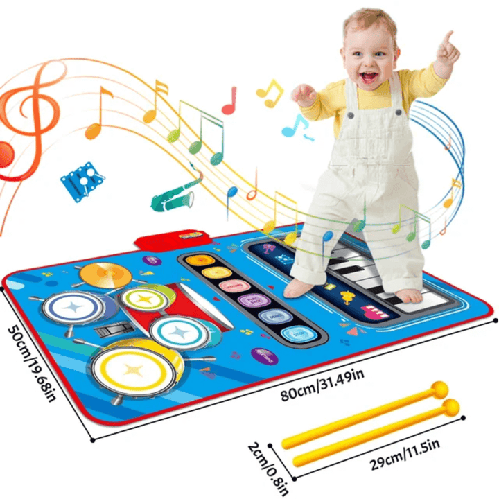 Tapis de jeu pour enfants avec musique et instruments