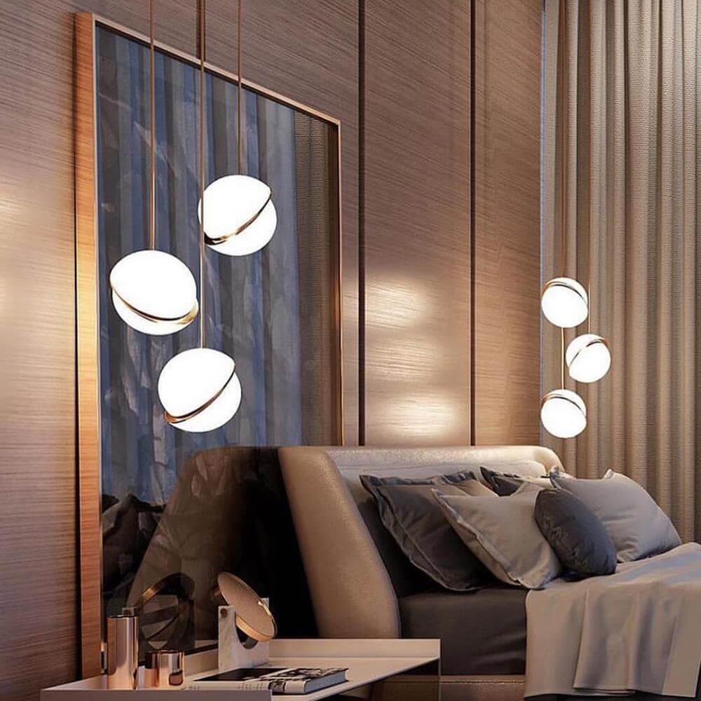 Mondförmige Pendelleuchte Modernes Design