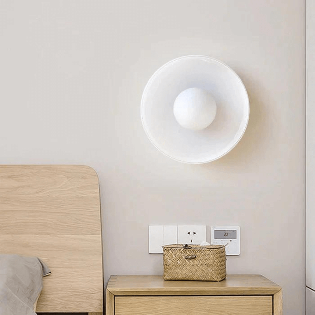 Runde LED Deckenleuchte Modern Glas Lampe