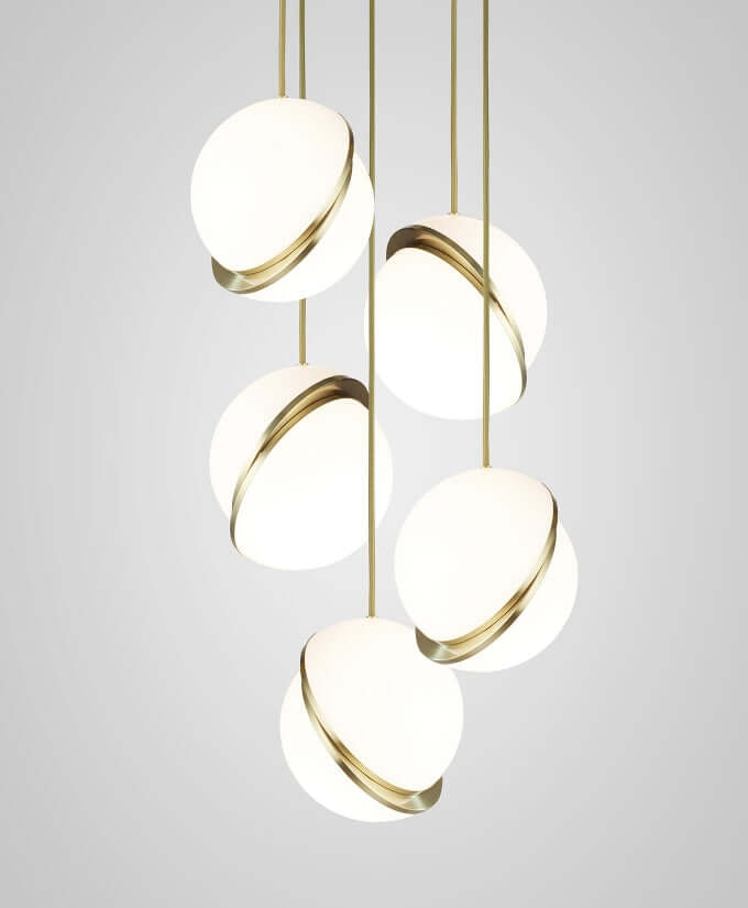 Suspension en forme de lune Design moderne