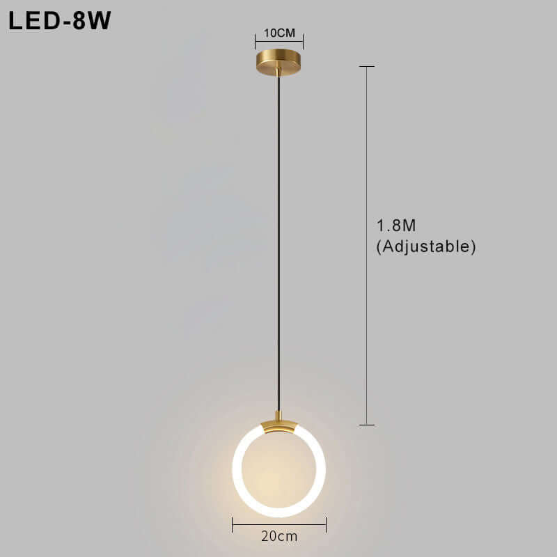 Suspension LED minimaliste