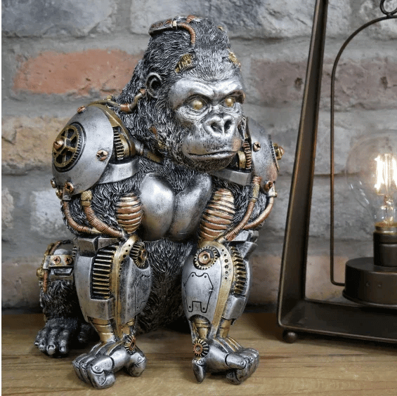 Sculptures animales mécaniques de style steampunk