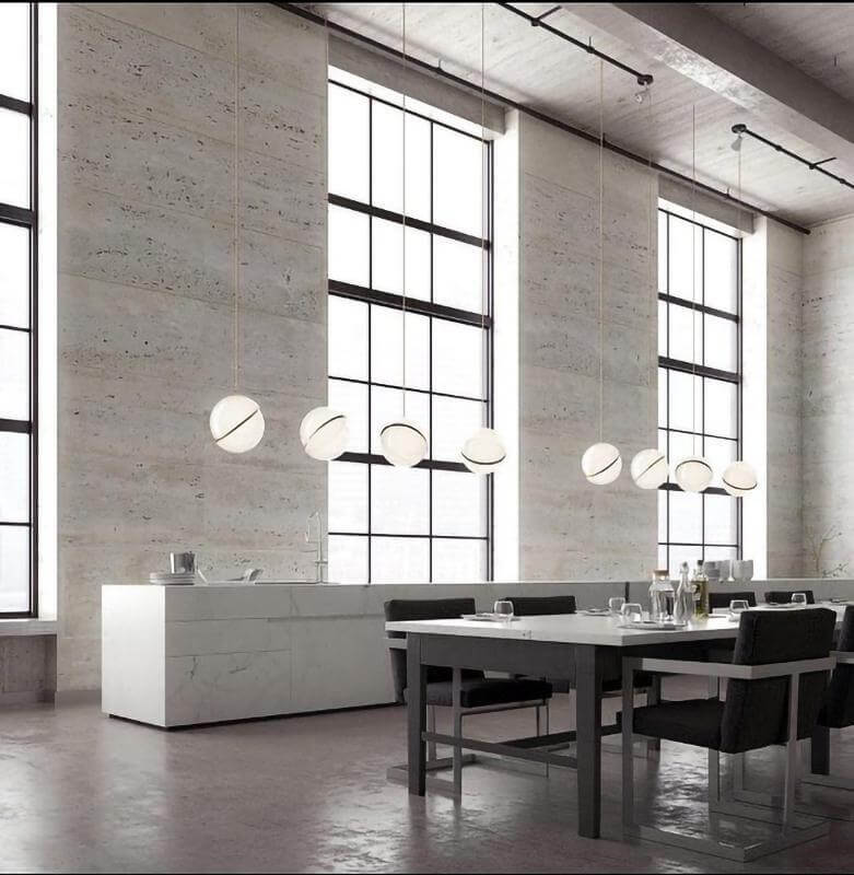 Suspension en forme de lune Design moderne