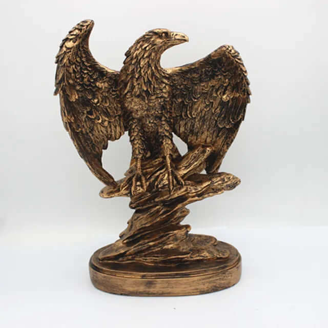 Majestätische Adler-Skulptur aus Bronze