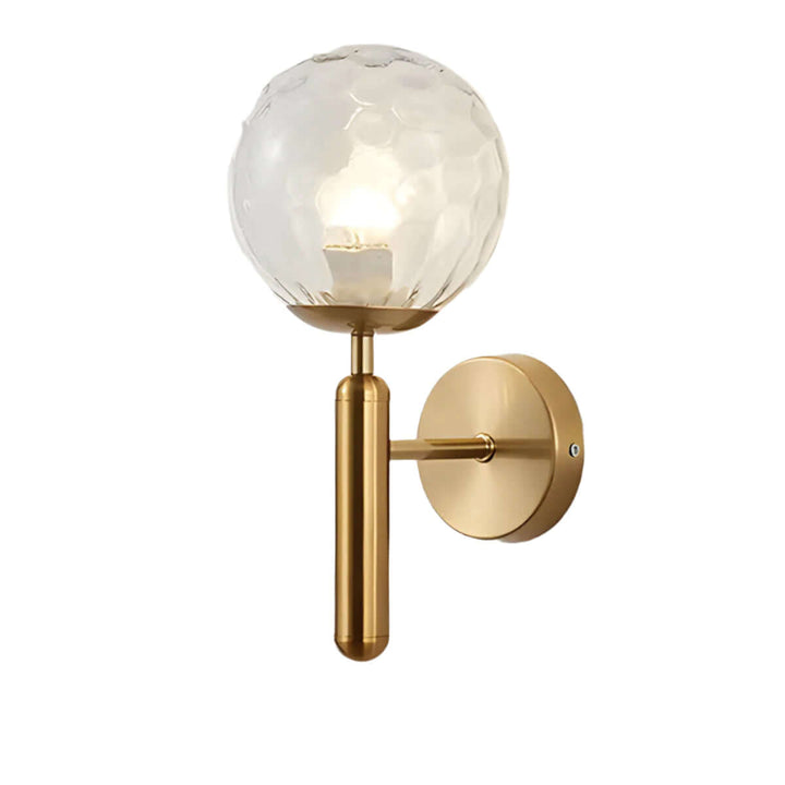 Applique murale élégante en verre de style vintage