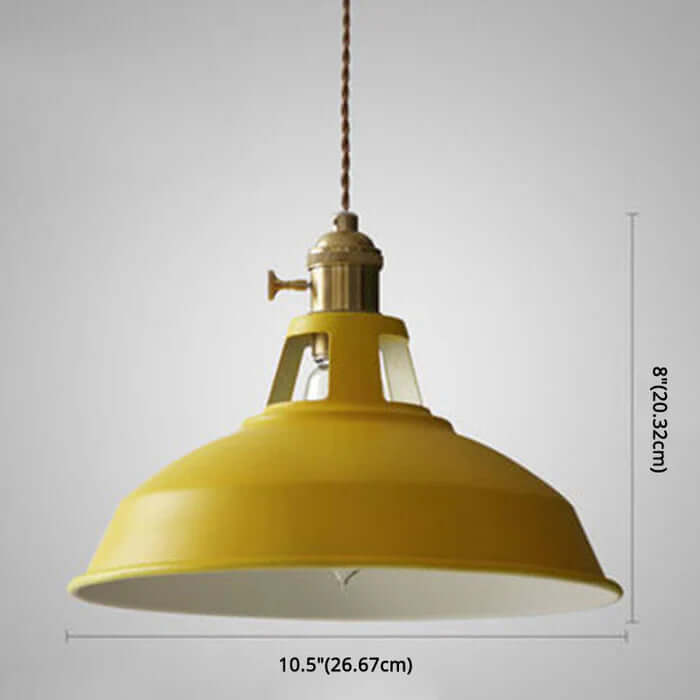Lampe suspendue industrielle rétro design en métal pour salle à manger
