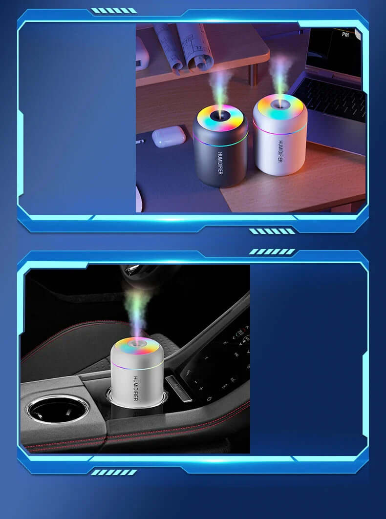 Mini humidificateur, USB, aromathérapie
