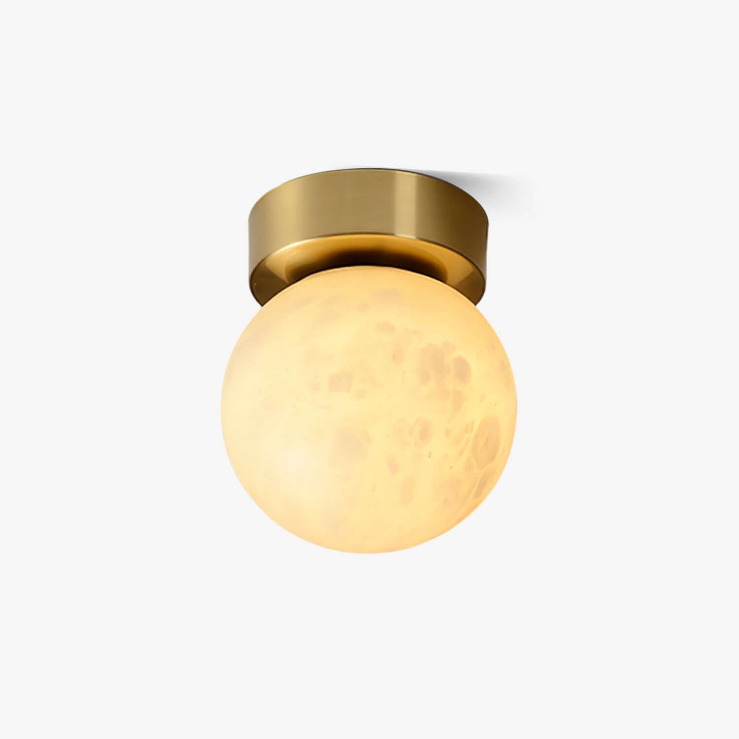 Mond Alabaster Deckenleuchte, Modern LED, 15cm