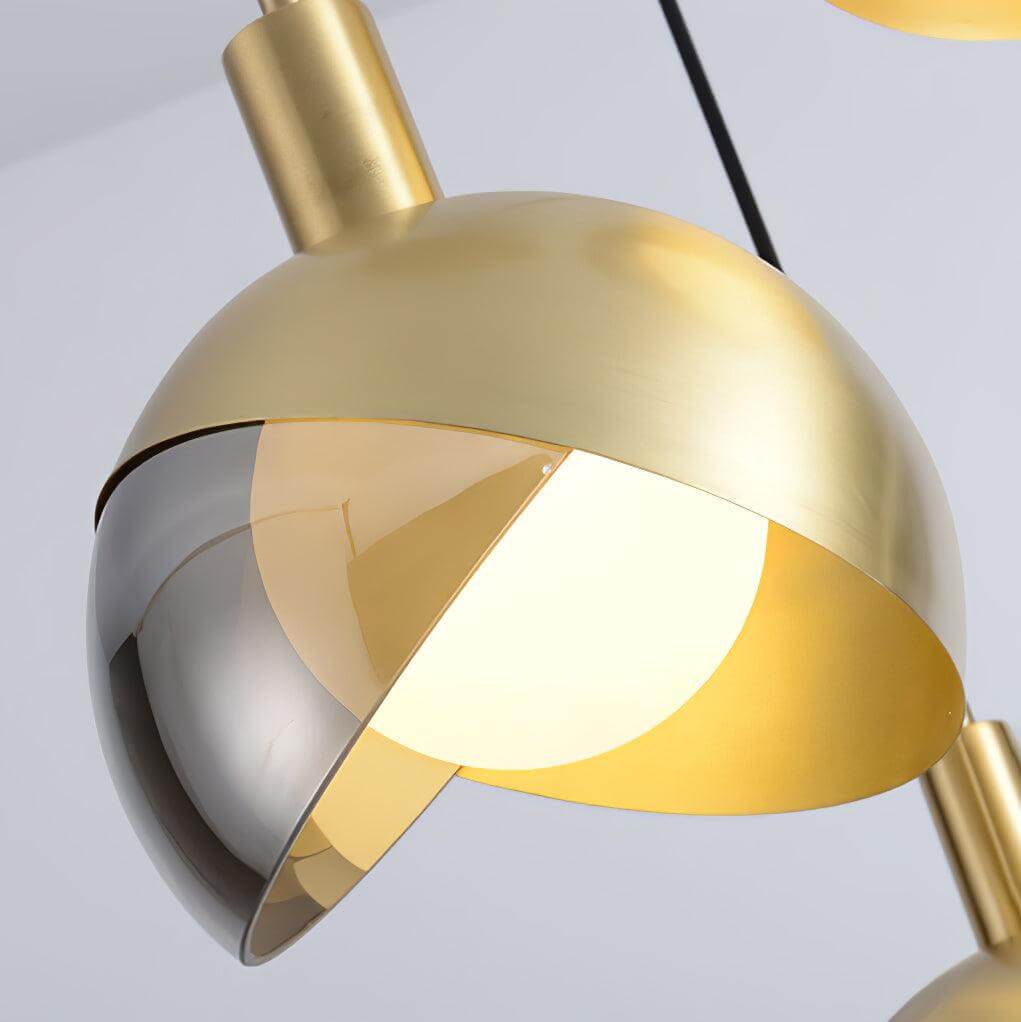 Elegante Pendelleuchte - Glas Metall Design