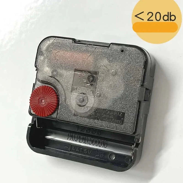 Horloge murale carrée à deux faces avec éclairage