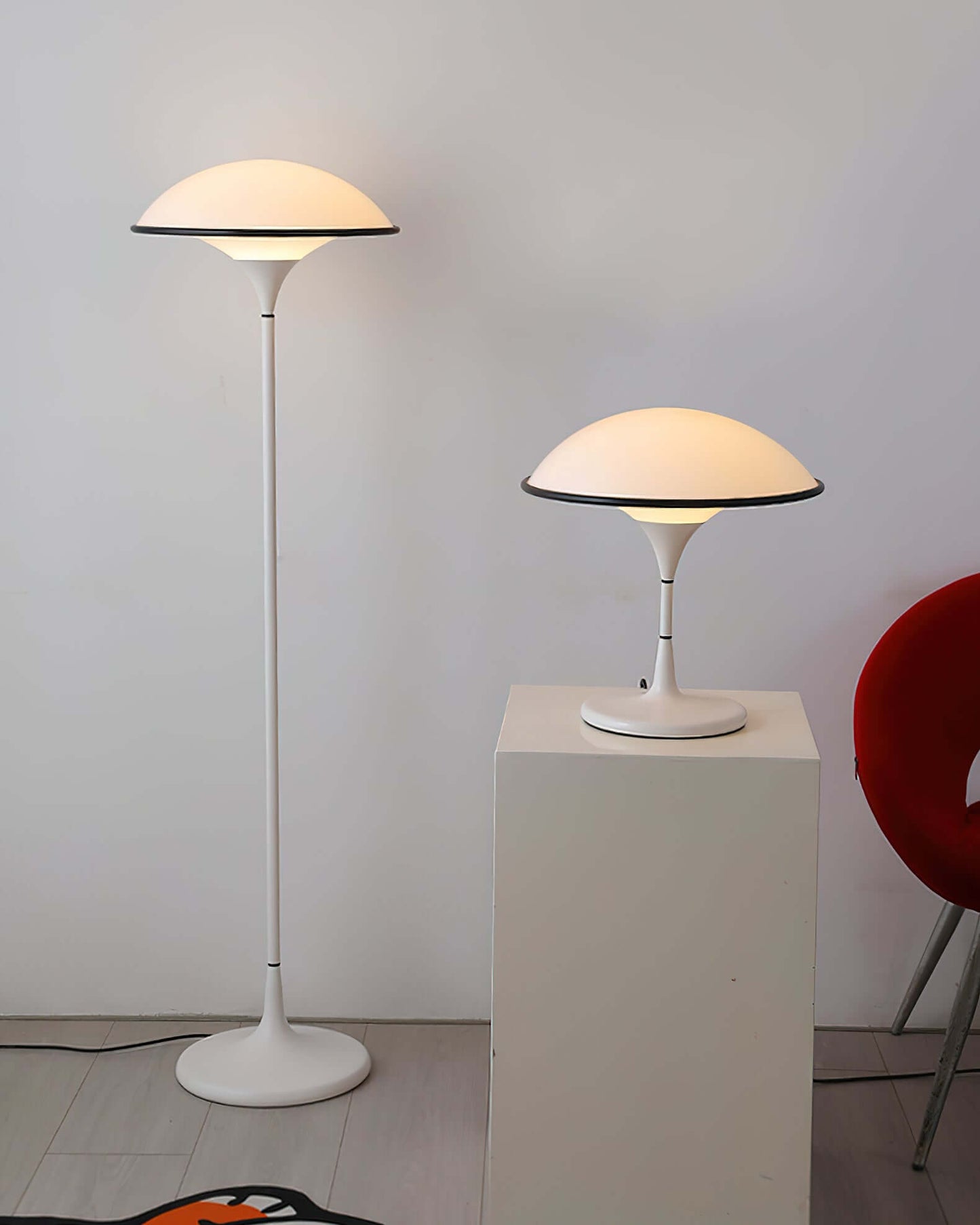 Designer Tischlampe Fontana Schwarz