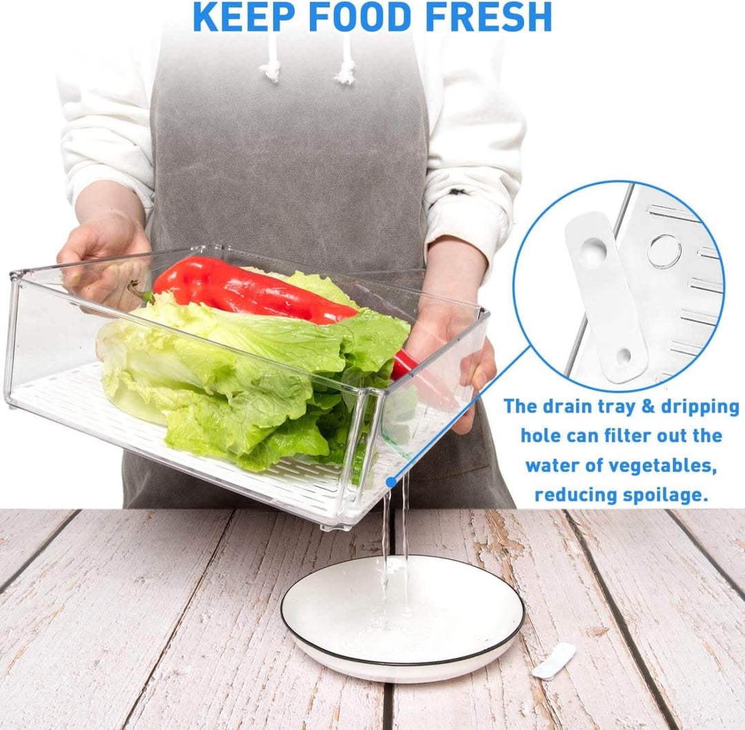 Organisateur de réfrigérateur empilable