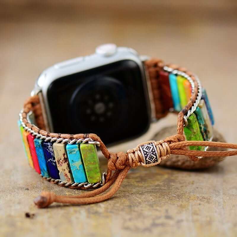 Bracelet wrap Chakra pour Apple Watch