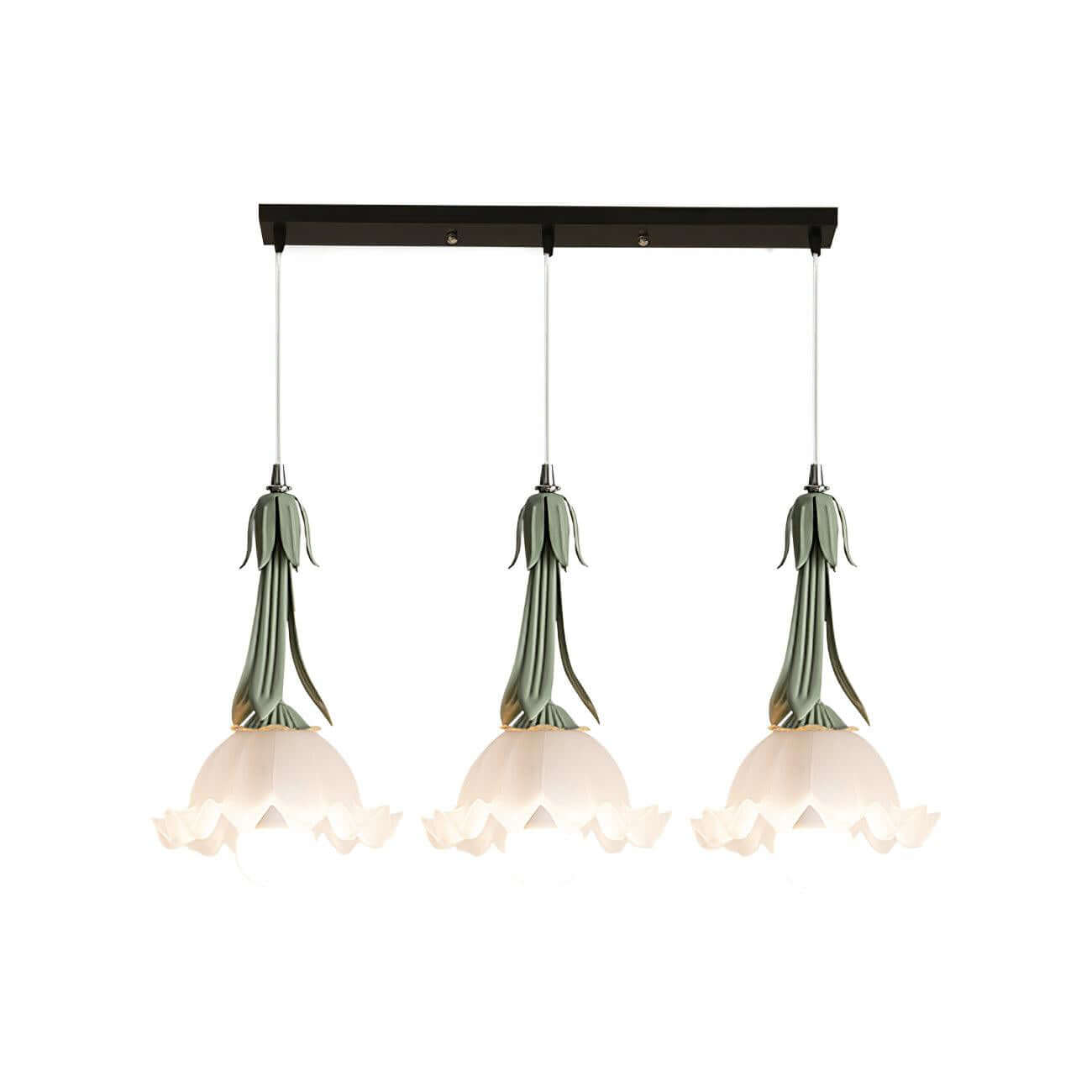 Blumen-Pendelleuchte - Elegant