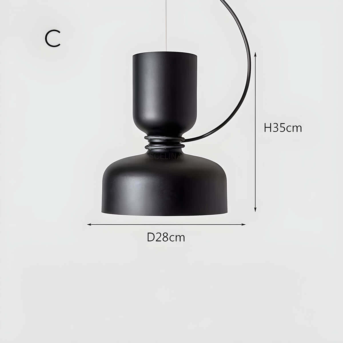 Geometrische LED Pendelleuchte Modernes Design