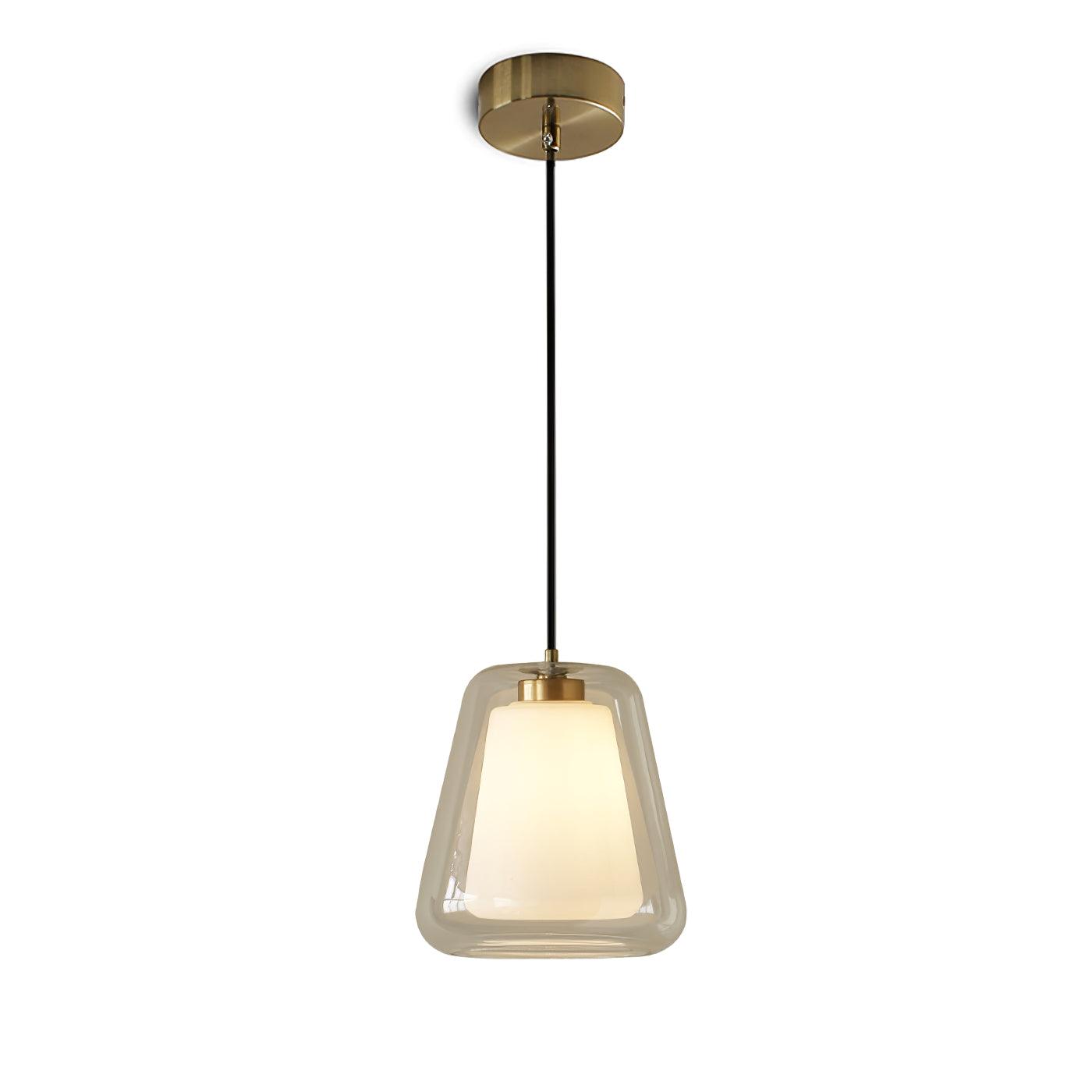 Moderne Glas-Pendelleuchte