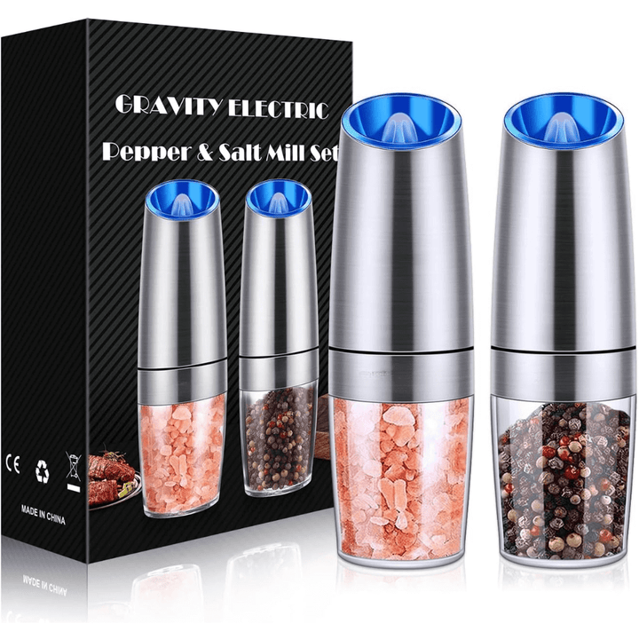 Elektrische Pfeffermühle & Salzmühle Set - Wiederaufladbar