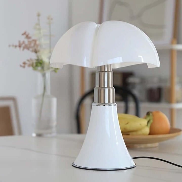 Lampe de table fleur LED acrylique design moderne
