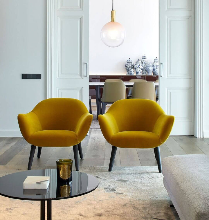 Suspension élégante en verre et métal