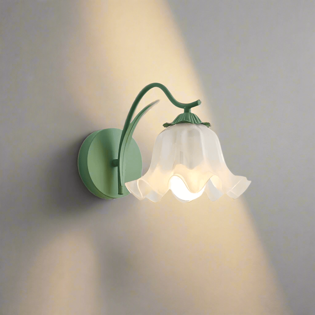 Blumen Wandlampe Retro Design