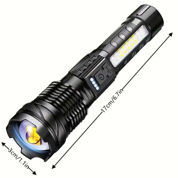 Lampe de poche tactique ultra lumineuse 5000 lumens