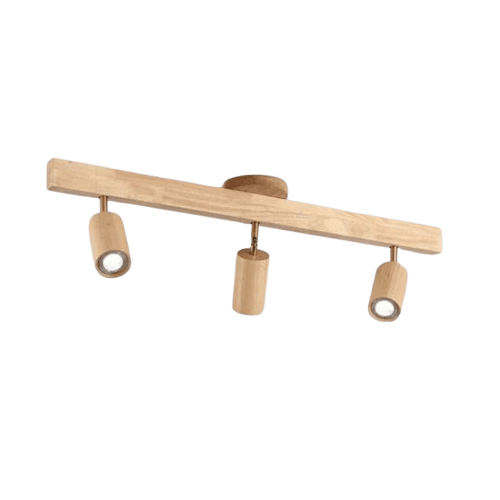 Spot de plafond orientable en bois EcoLux