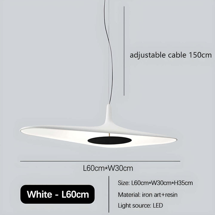 Suspension design, résine moderne, 60/80cm