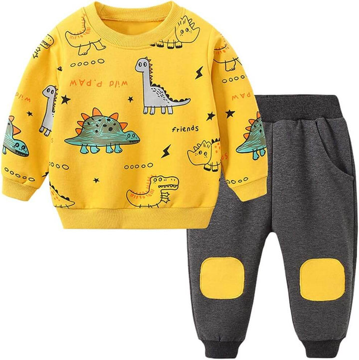 Kinderkleidung Set - Dinosaurier T-Shirt & Hose