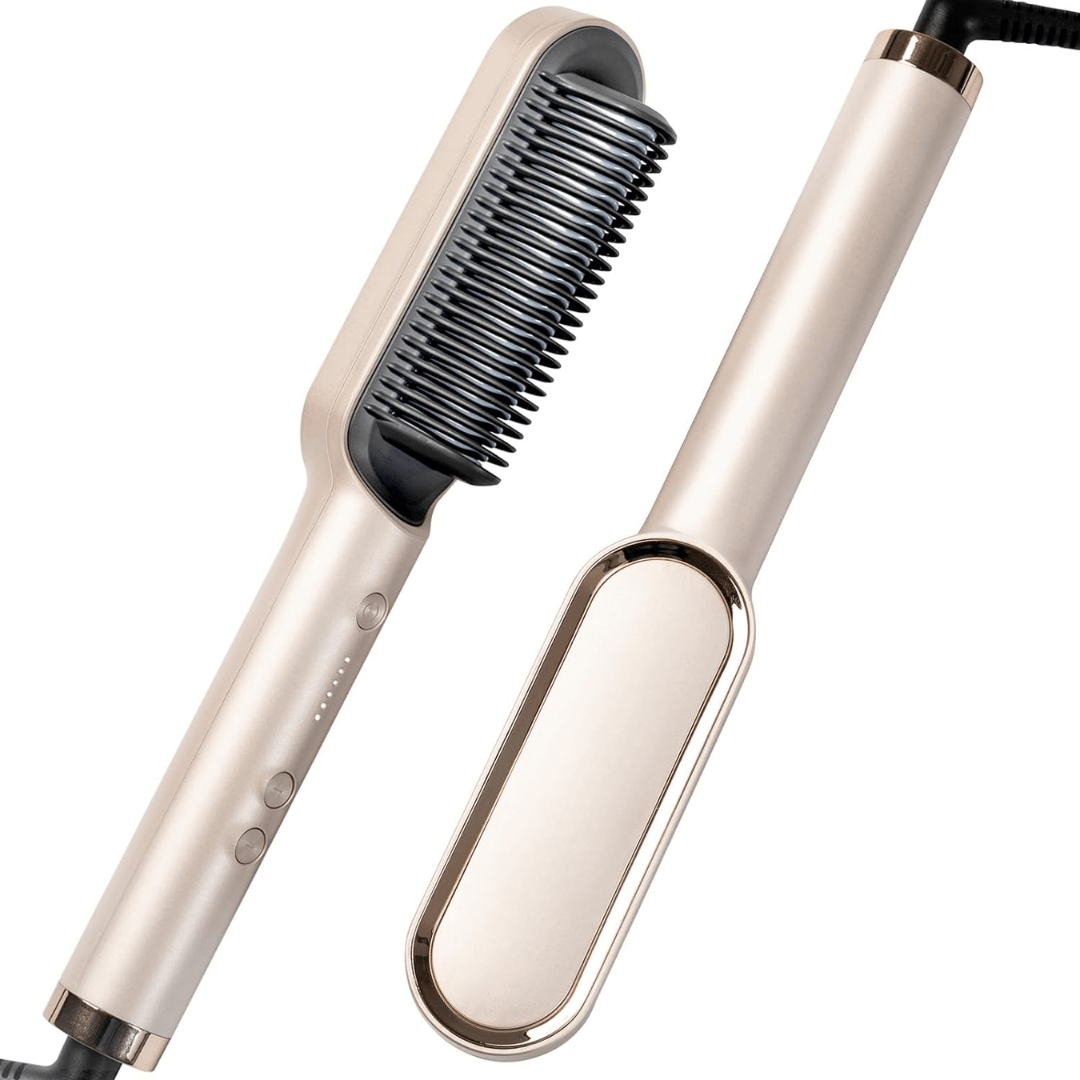 Glättende Haarbürste - 5 Heizstufen, schnelles Aufheizen